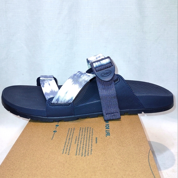 Chaco Blue and White Sporty Sandals main image 9
